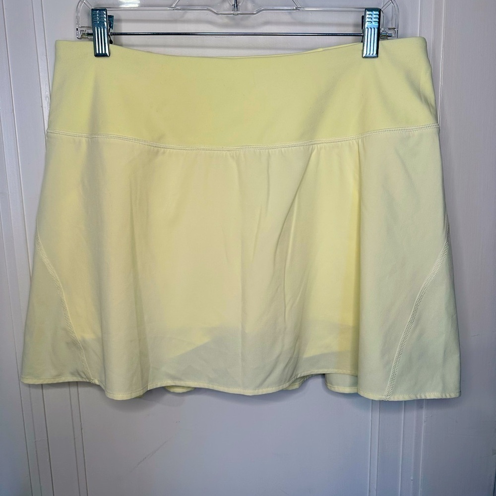 Calia Performance Skort Lemon Sorbet Yellow tennis run